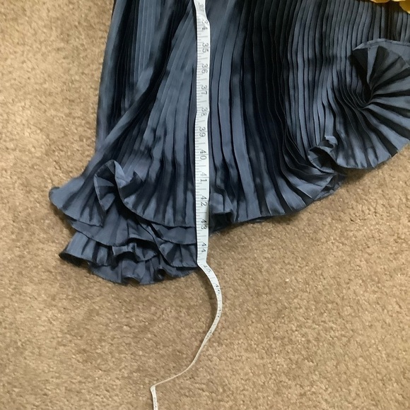 NWT Guapa X Anthropologie Tiered Color Block Midi Dress Size Small Petite SP - Picture 12 of 12